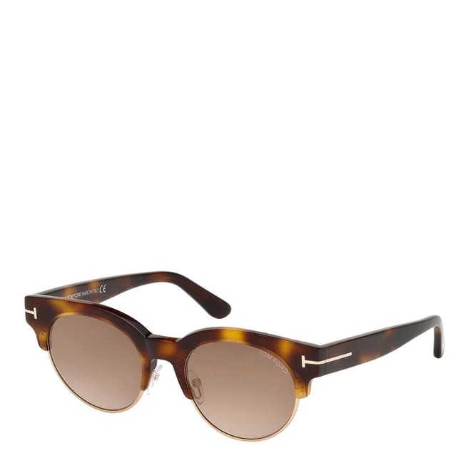 Tom Ford Men's Brown Havana Tom Ford Sunglasses 52mm