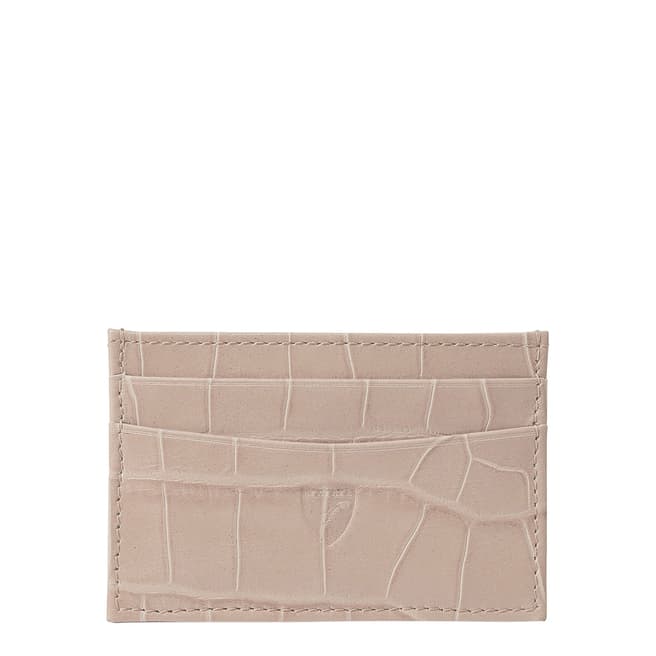 Aspinal of London Soft Taupe Slim Credit Card Case 