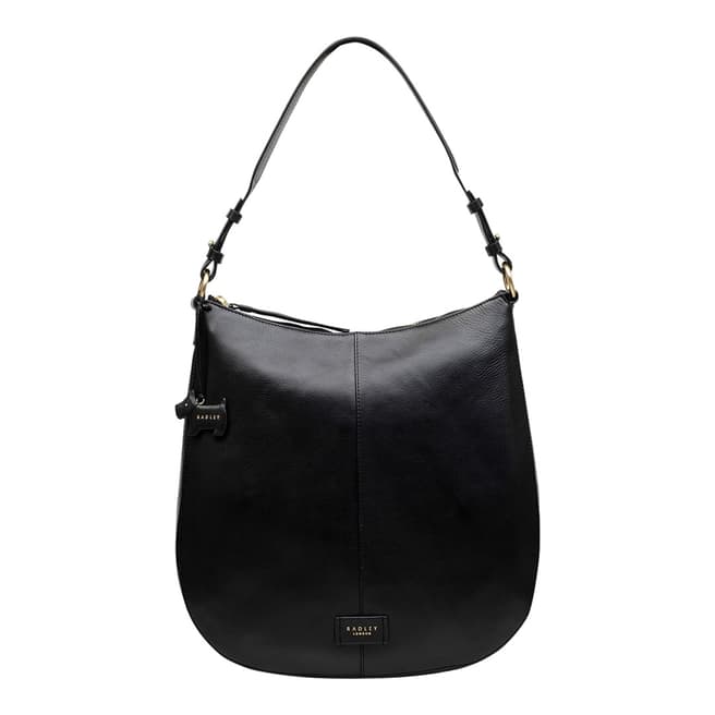 Radley Black Medium Hobo Ziptop Bag