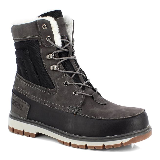 Kimberfeel Grey Garis Lace Up Winter Boots