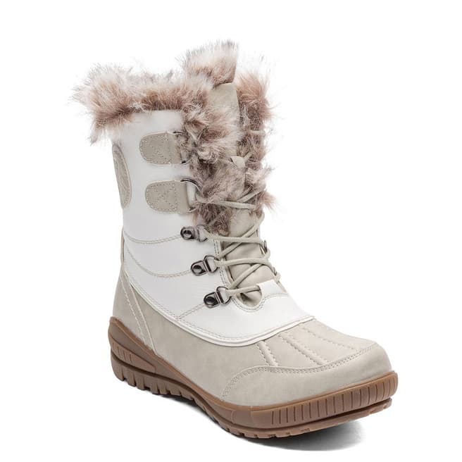 Kimberfeel White Sahra Winter Boots
