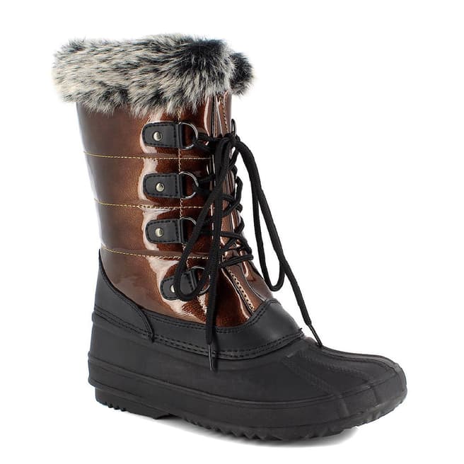Kimberfeel Brown Marion Warm Snow Boots