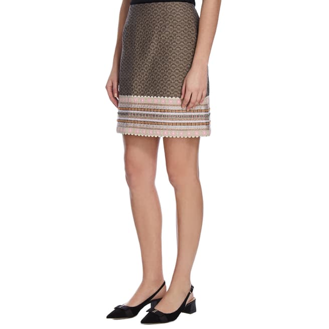 Orla Kiely Cotton Jacquard Skirt