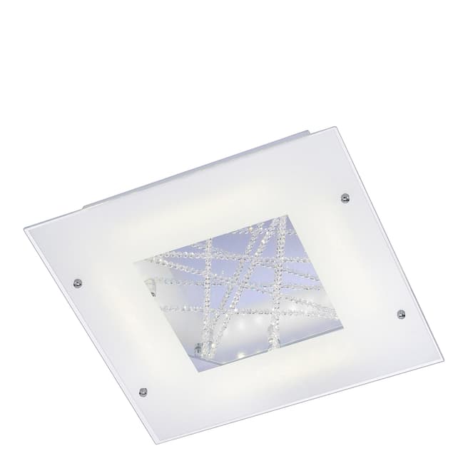 Paul Neuhaus White Kairi Ceiling Light 40x40x10cm