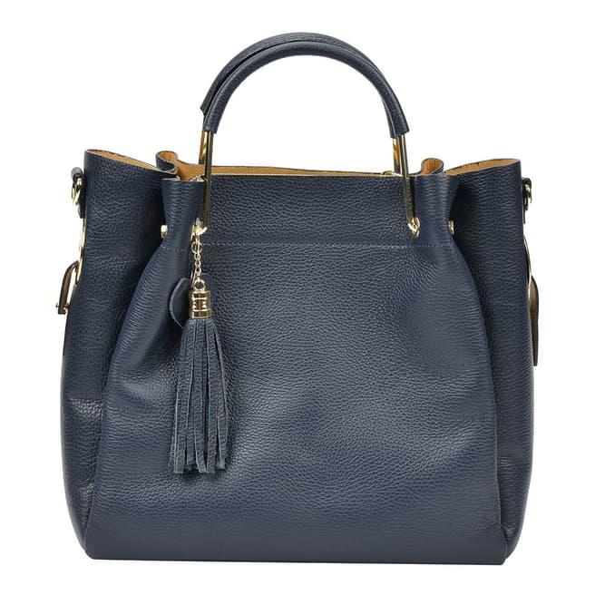 Carla Ferreri Blue Tote Bag