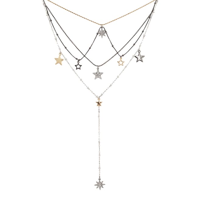 BiBi Bijoux Mixed tones Crystal Necklace