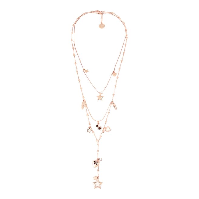 BiBi Bijoux Rose Gold Crystal Necklace