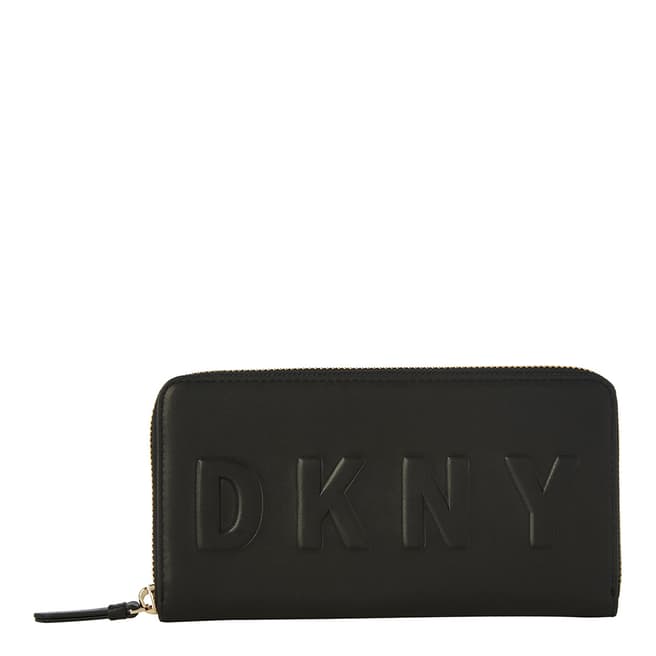 DKNY Black Tilly Large Zip Around