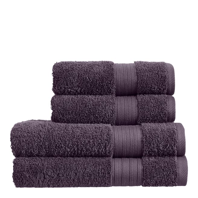 Christy Monaco Set of 4 Towel Bale, Steel