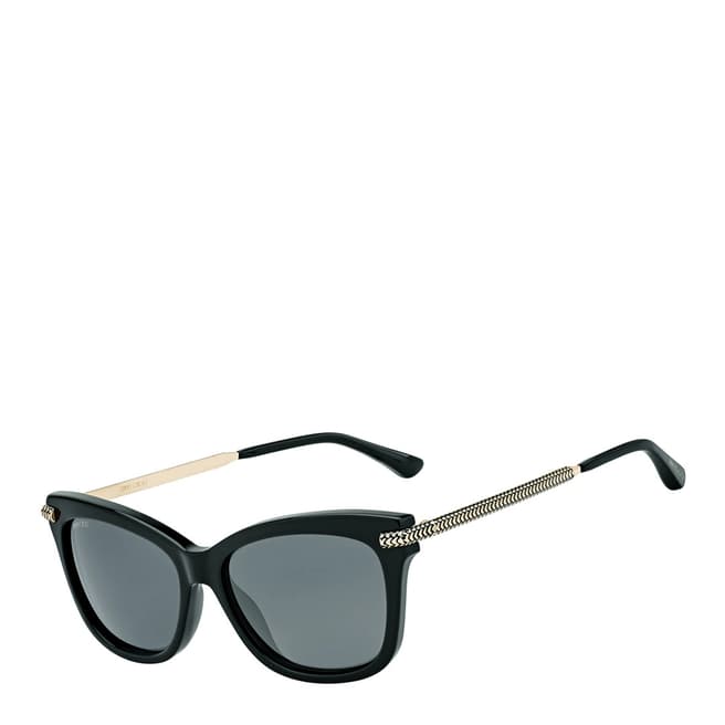 Jimmy Choo Women's Black/Grey Blue Shade Sunglasses 55mm