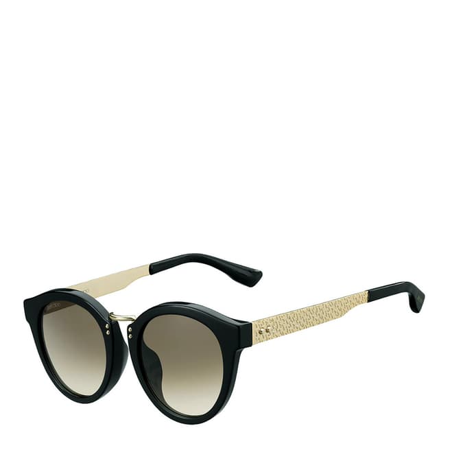Jimmy Choo Women's Black Rose Gold/Brown Gradient Pepy Sunglasses 50mm