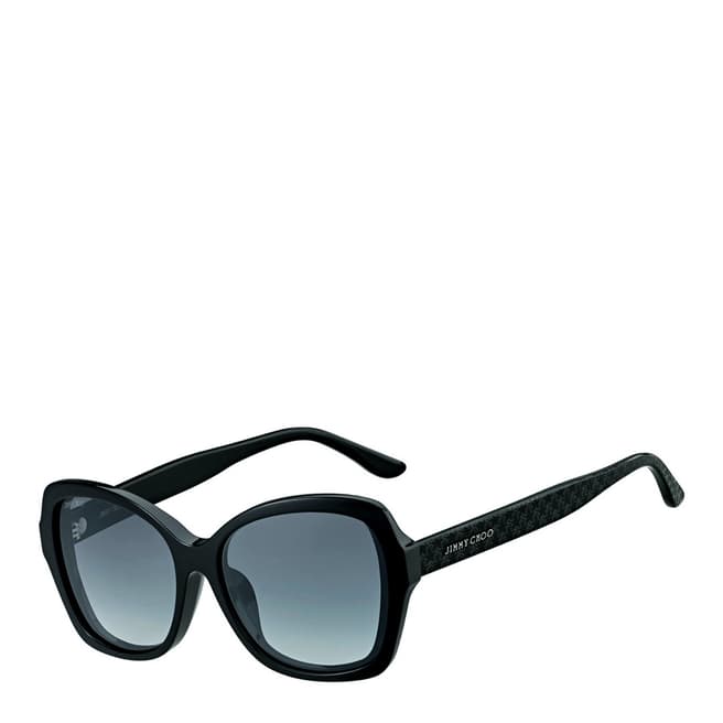 Jimmy Choo Women's Black/Dark Grey Gradient Jody Sunglasses 57mm 