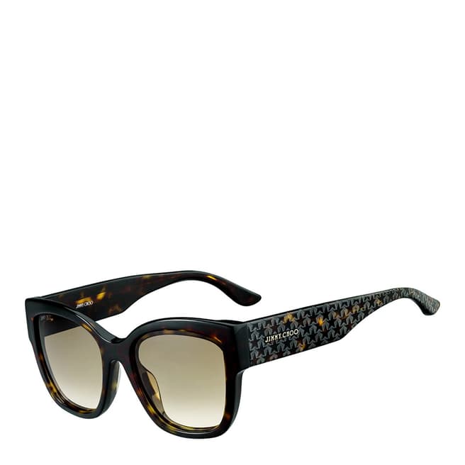 Jimmy Choo Women's Dark Brown Shaded Roxie Sunglasses 55mm