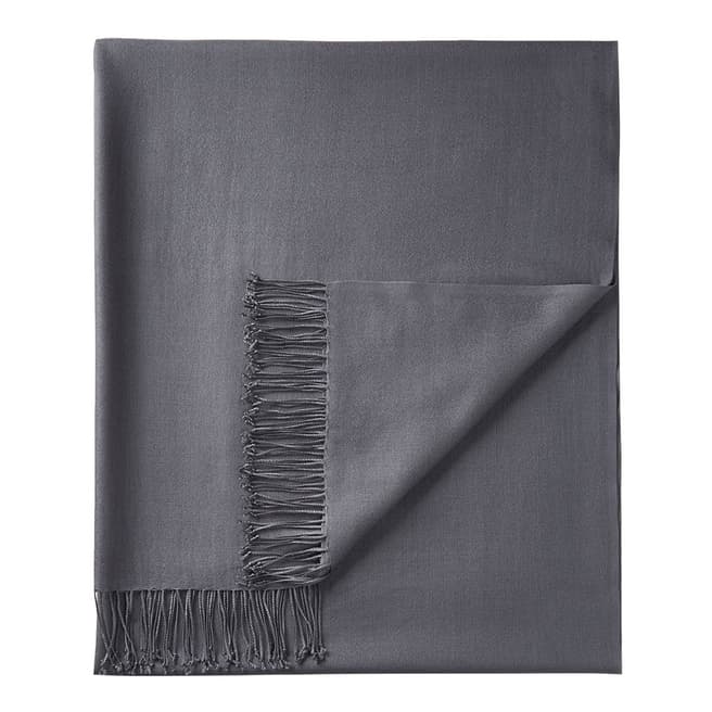 Pure Collection Soft Charcoal Pashmina Shawl
