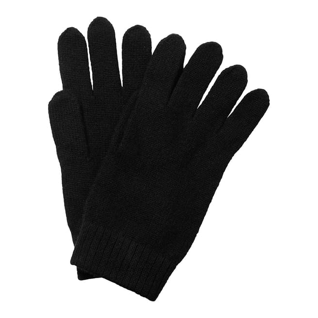 Pure Collection Black Men's Cashmere Gloves