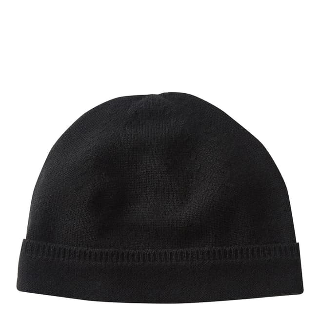 Pure Collection Black Men's Cashmere Hat