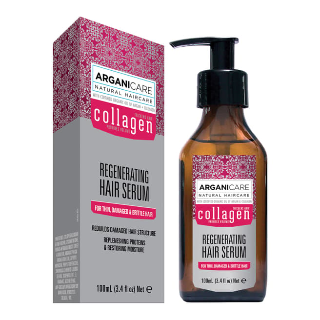 Arganicare Collagen Regenerating Hair Serum For Damaged Hair