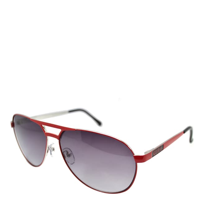 Guess Men's Red Sunglasses 62mm