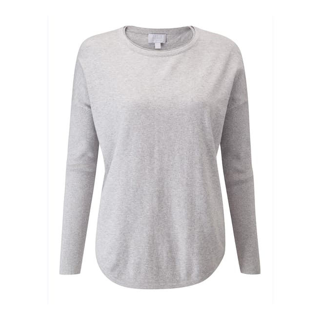 Pure Collection Ultra Soft Merino Split Back Sweater