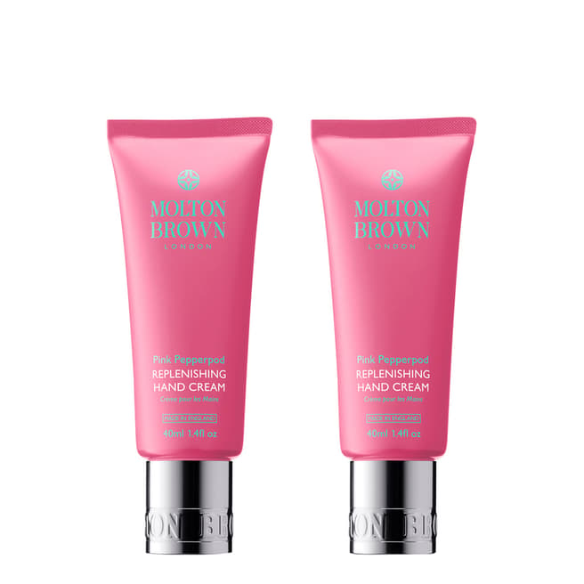 Molton Brown Pink Pepper Hand Cream Duo WORTH £20