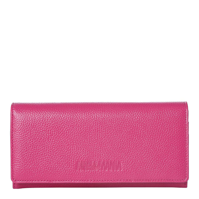 Vivienne Westwood Pink Leather Johanna Credit Card Wallet