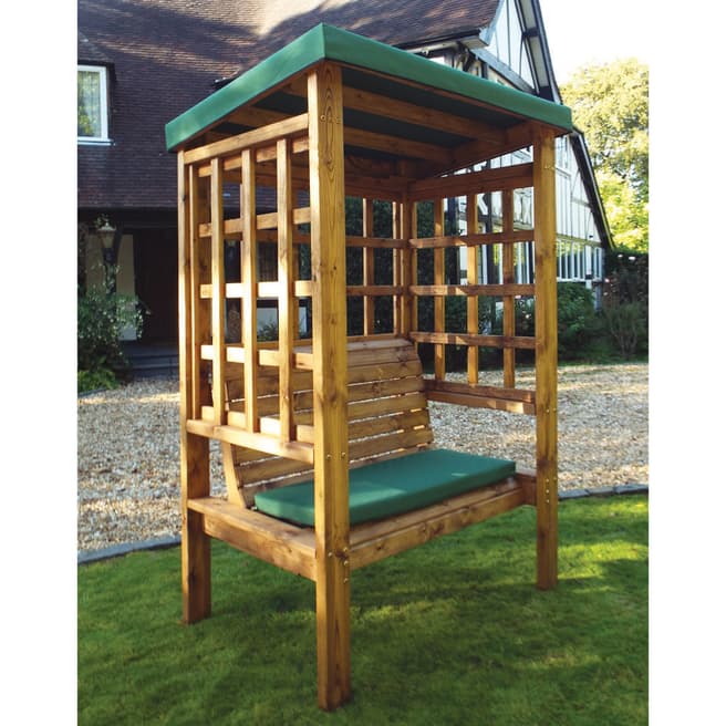 Charles Taylor Bramham 2 Seat Arbour (Green Roof Cover)