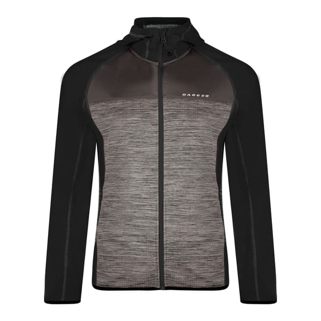 Dare2B Black/Grey Ratify II Core Stretch Midlayer Jacket