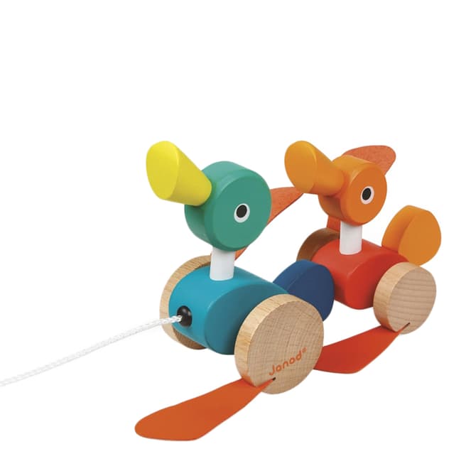 Janod Duck Family Pull Along Toy