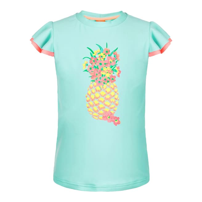 Sunuva Girls Pineapple Ditsy Rash Vest