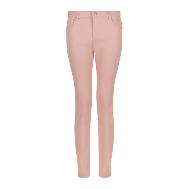 Hobbs London Pale Pink Marianne Stretch Cotton Jeans