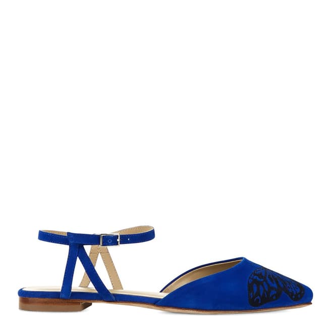 Hobbs London Bluebell Leather Butterfly Twist Flat Sandals