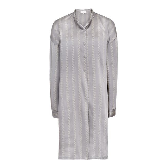 Reiss Grey Maribel Shirt Dress