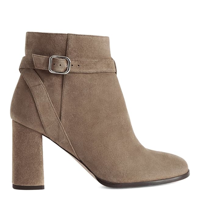 Reiss Mink Fulham Suede Ankle Boots