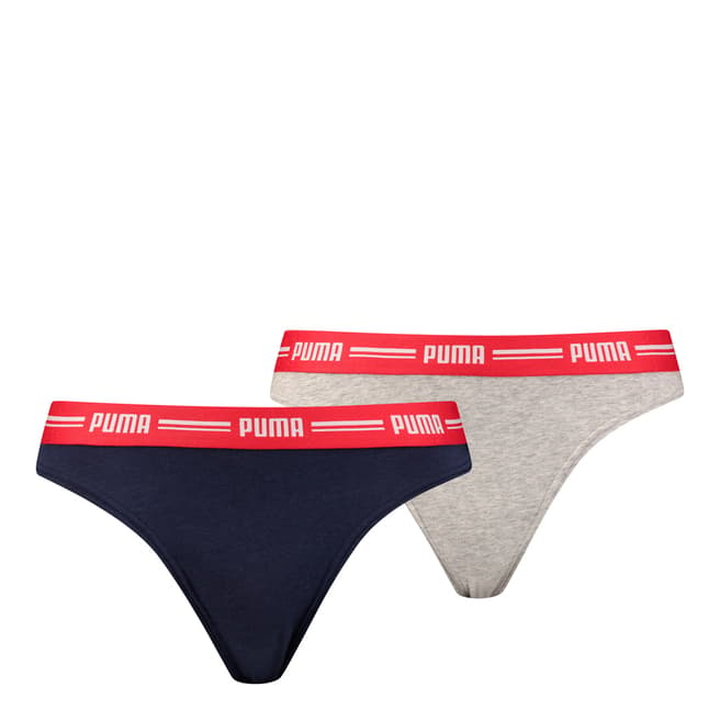 Puma Navy/Red Iconic String 2 Pack