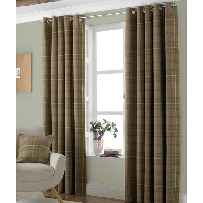 RIVA home Thistle Aviemore Roman Curtains 229x229cm