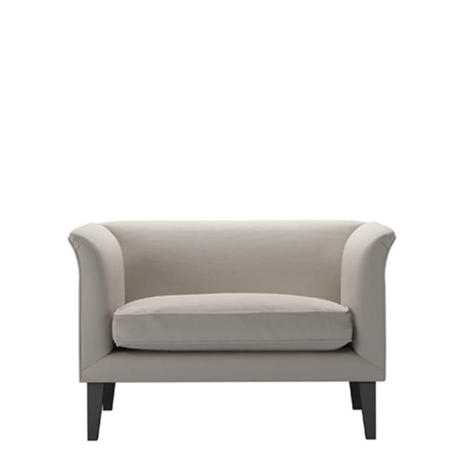 sofa.com Fingal Loveseat in Stone  Brushed Linen Cotton