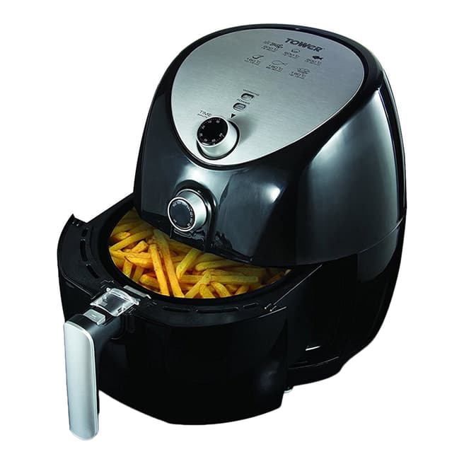 Tower Black Air Fryer with Timer