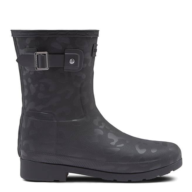 Hunter Black Refined Slim Fit Insulated Short Boots 