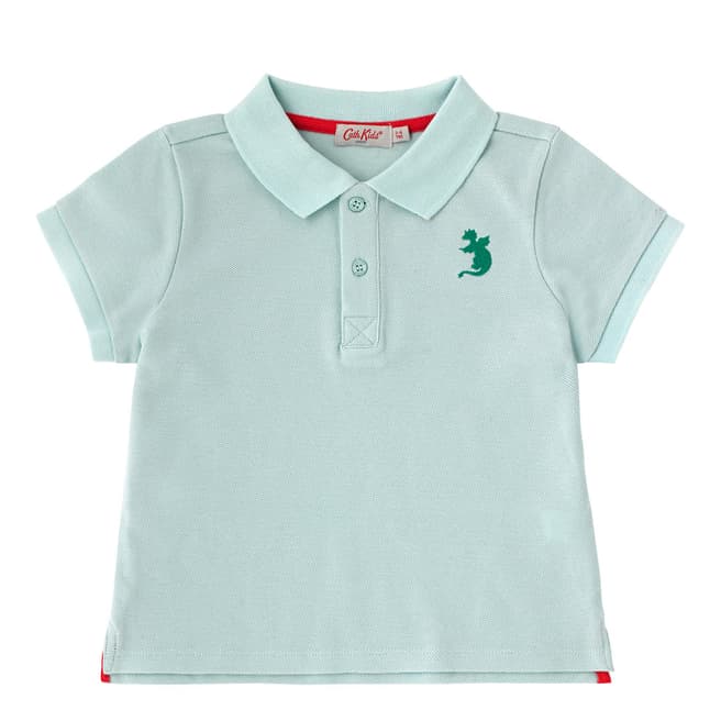 Cath Kidston Boys Mint Polo T Shirt 