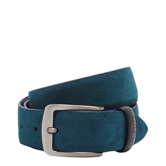 Ted Baker Teal Chatts Suede Belt