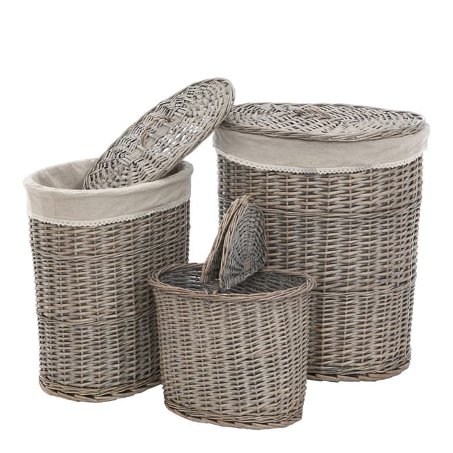 Premier Housewares Set of 3 Mesa Laundry Baskets