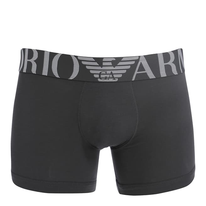 Armani Anthracite 1 Pack Knit Boxer Short