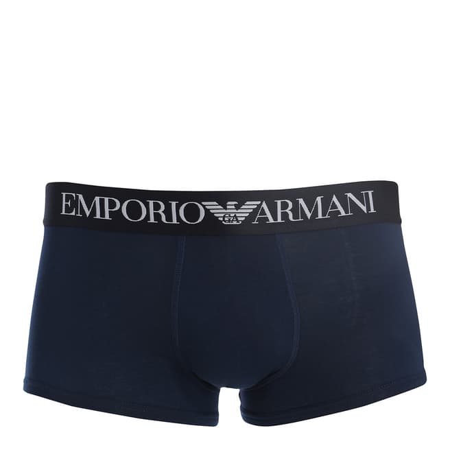 Armani Blue Stone 1 Pack Knit Boxer Short