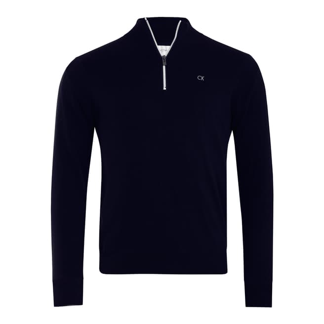 Calvin Klein Golf Navy Tech Lined Sweater