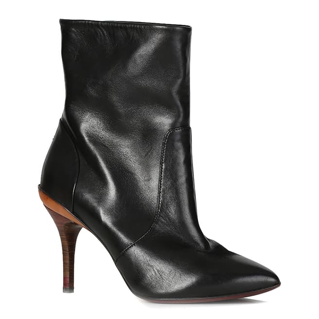 Oliver Sweeney Black Leather Pandoro Ankle Boots