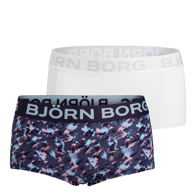 BJORN BORG Sargasso Sea Paint Pack Of Two Minishorts 