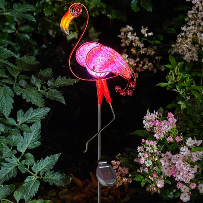 Smart Solar Flamingo Garden Ornament Solar Light
