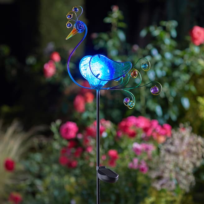 Smart Solar Peacock Garden Ornament Light