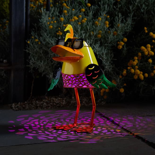 Smart Solar Doctor Duck Silhouette Sculpture