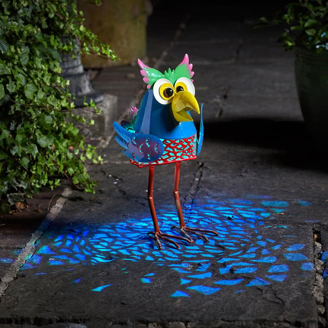 Smart Solar Owen Owl Silhouette Sculpture